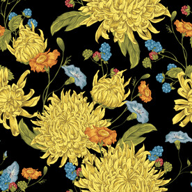 轻奢花卉印花背景