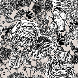 轻奢花卉印花背景