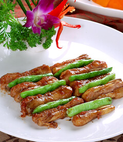 鹅肝酱炒鸡腿菇