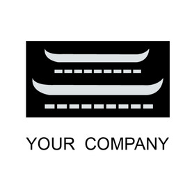 古城墙影视屋檐角中国风logo