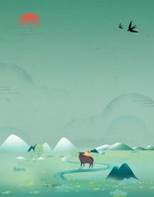 中国风淡雅背景