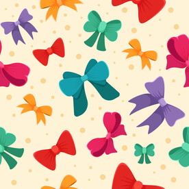 蝴蝶结无缝图片