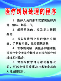 医疗纠纷处理的程序