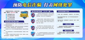 电信诈骗宣传栏