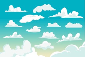 云朵矢量素材