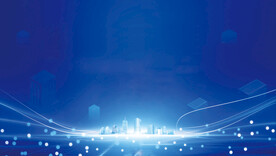 蓝色背景主视觉