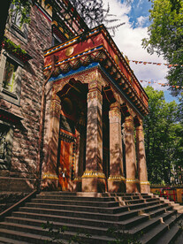 复古寺庙建筑