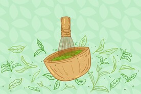 抹茶插画