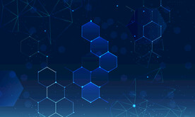 六边形科技背景