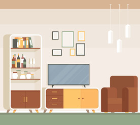 客厅插画