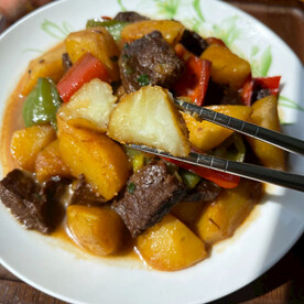 土豆炖牛肉