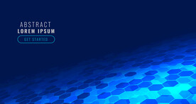 六边形科技背景