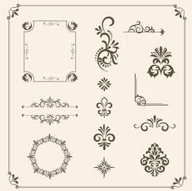 欧式装饰花纹