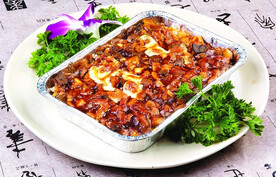 鲜菌鹅肝焗饭