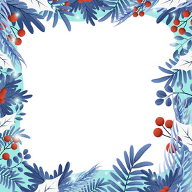 水彩花卉植物背景图片