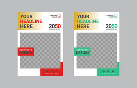 画册 单页 封面模板 