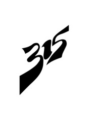 315 字体