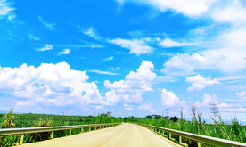 蓝天白云风景