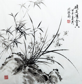 国画竹子