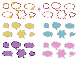 对话框促销框气泡框