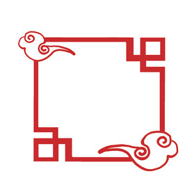 边框国风祥云
