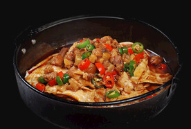 腐竹铁锅烧肉