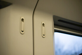 高铁火车内饰细节