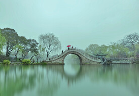 烟雨瘦西湖