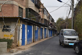 乡村农村道路建筑