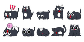 卡通猫咪