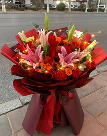 百合花束