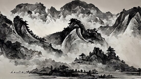 水墨山水
