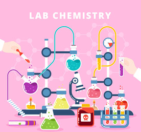 化学实验插画