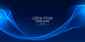 蓝色曲线背景