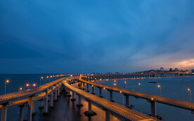 跨海大桥夜景