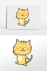 手绘猫
