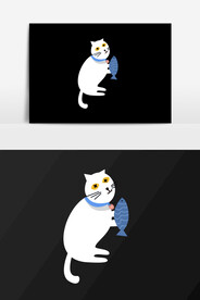 手绘猫