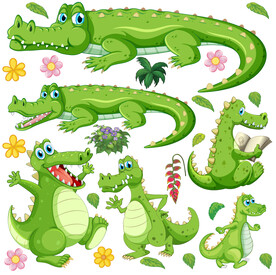 鳄鱼插画