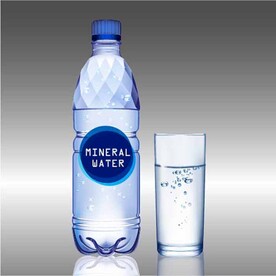 卡通矿泉水