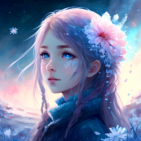 雪花美女