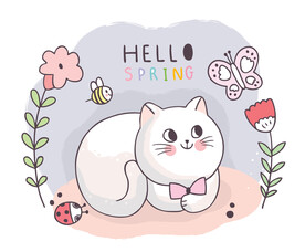 卡通小猫
