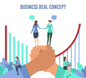 商务合作插画