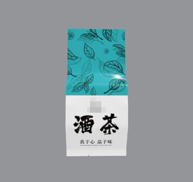 茶小袋包装平面图