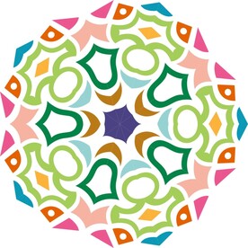 原创印花剪花古典图案图形元素