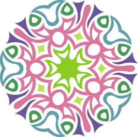 原创印花剪花古典图案图形元素