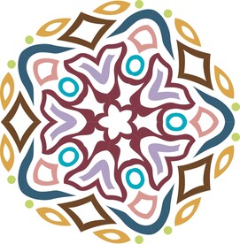 原创印花剪花古典图案图形元素