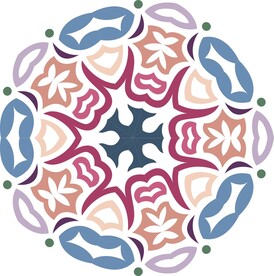 原创印花剪花古典图案图形元素