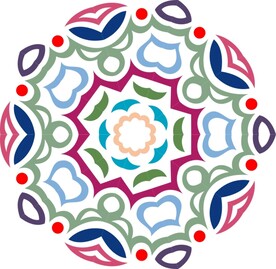 原创印花剪花古典图案图形元素