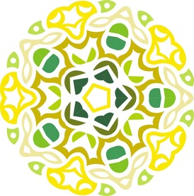 原创印花剪花古典图案图形元素