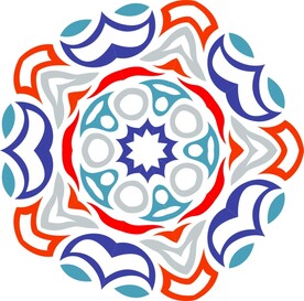 原创印花剪花古典图案图形元素